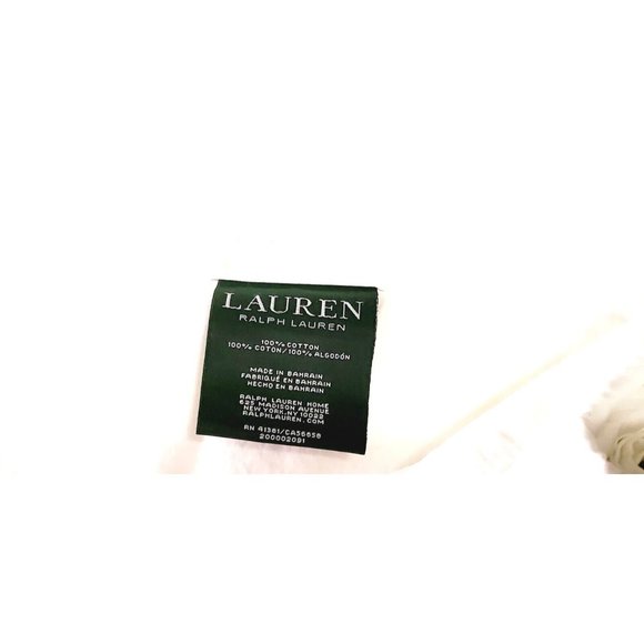 Lauren Ralph Lauren Bedding Ralph Lauren Queen Set White Flat Sheet Fitted Sheets Green